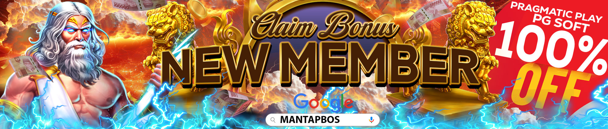 BONUS NEW MEMBER 100%